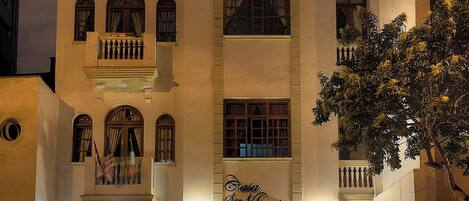 Voorkant van accommodatie