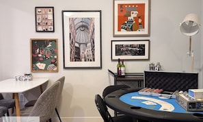 Dining - Private Suite w/ Full Kitchen, In-Suite Laundry, Game Area • Sleeps 4 (Edmonton)