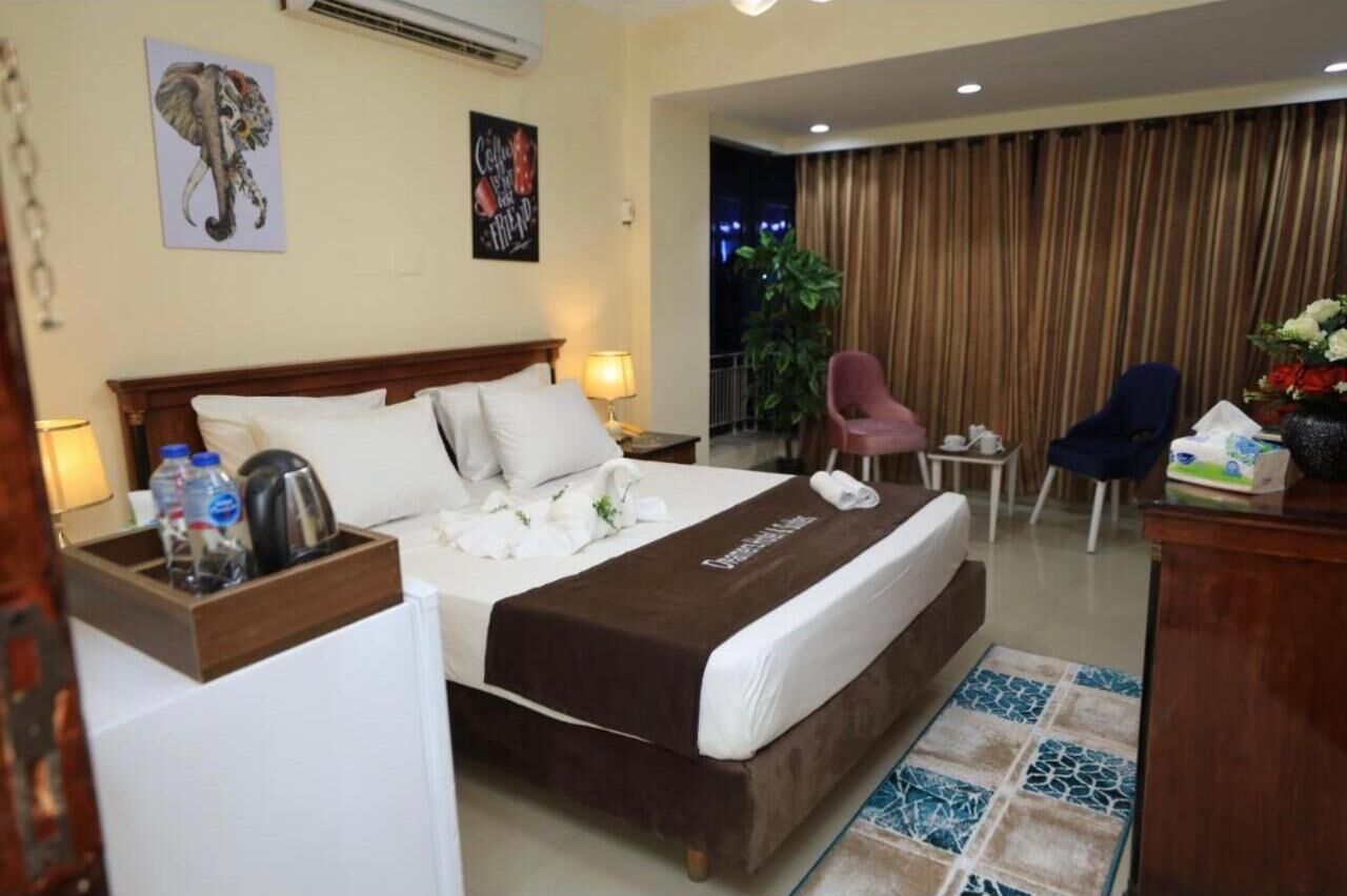 Standard Double Room, City View | Premium bedding, down comforters, memory foam beds, minibar