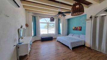 Comfort House, Beach View | 3 bedrooms, in-room safe, blackout curtains, iron/ironing board