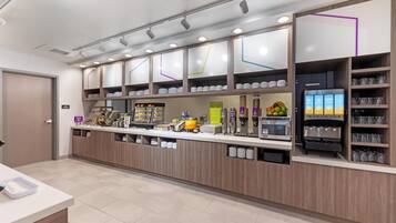 Free daily buffet breakfast