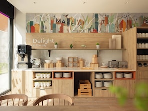 Daily buffet breakfast (EUR 15 per person)