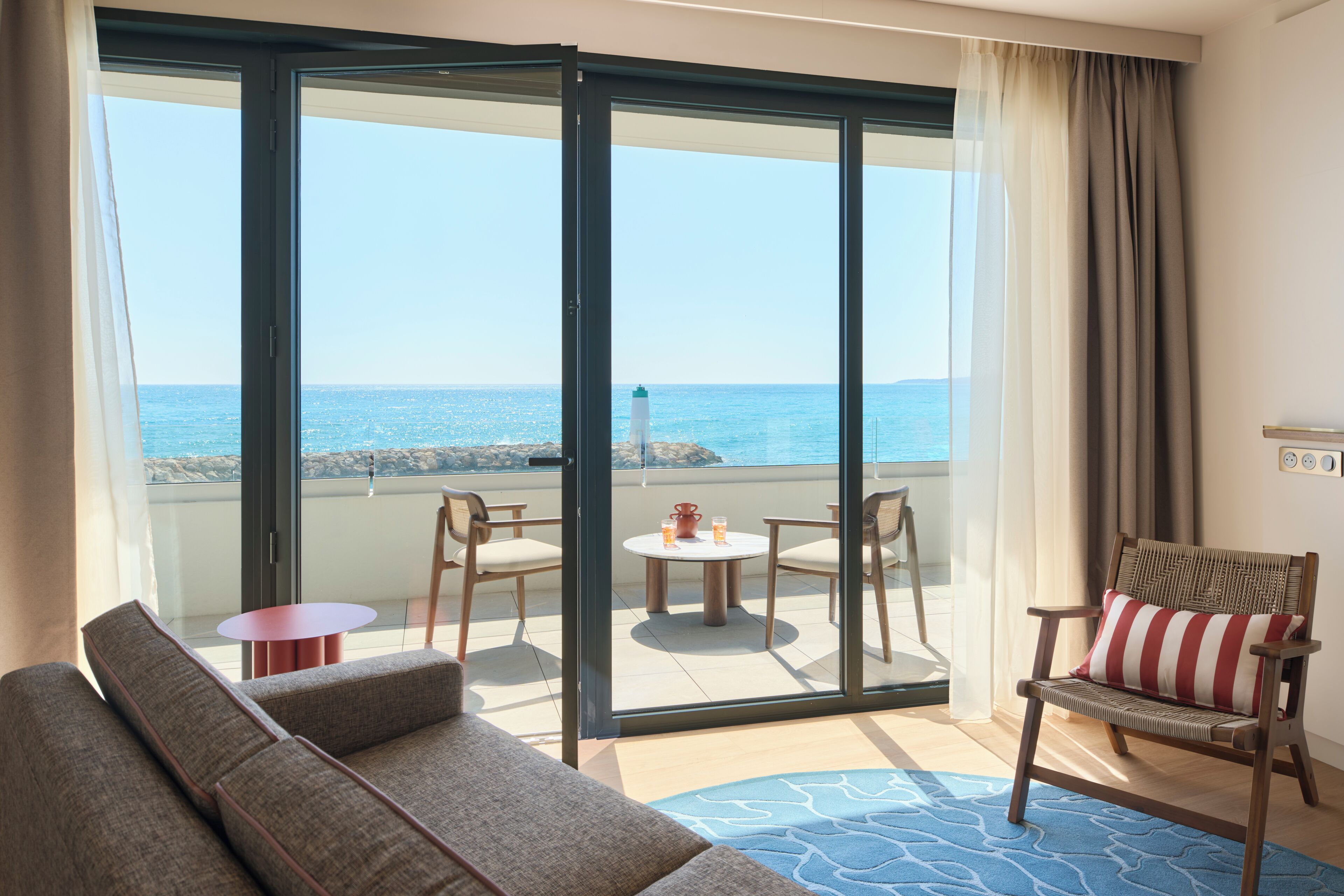 Suite, 1 King-Bett, Meerblick (Marina Bay) | Hochwertige Bettwaren, Betten mit Memory-Foam-Matratzen, Zimmersafe