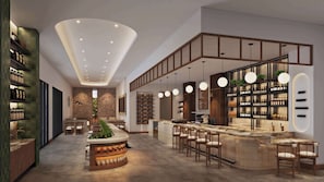2 restaurants, breakfast, lunch, dinner served; local cuisine