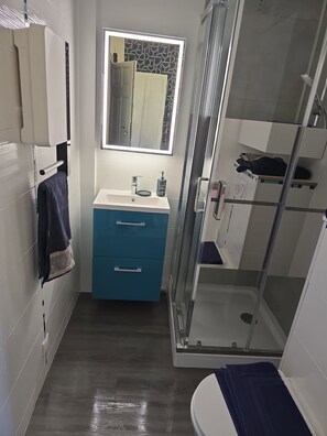Shower, hair dryer, towels, toilet paper - Newly refurbished studio in a quiet, convenient location. (Châtel-Guyon)