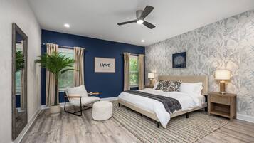 4 chambres, bureau, fer et planche à repasser, Wi-Fi gratuit