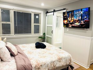 1 habitación, tabla de planchar con plancha, wifi y ropa de cama 