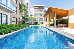 Pool - Elegant beach apt with pool, ideal for couples, 7 min from Marina Cap Cana (Punta Cana)