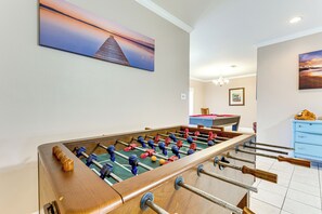 Games room - Home w/ Large Yard + Pond On-Site: 15 Mi to Biloxi (Ocean Springs)
