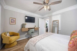 2 chambres, bureau, fer et planche à repasser, Wi-Fi gratuit