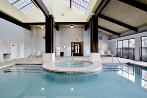 Indoor pool, outdoor pool