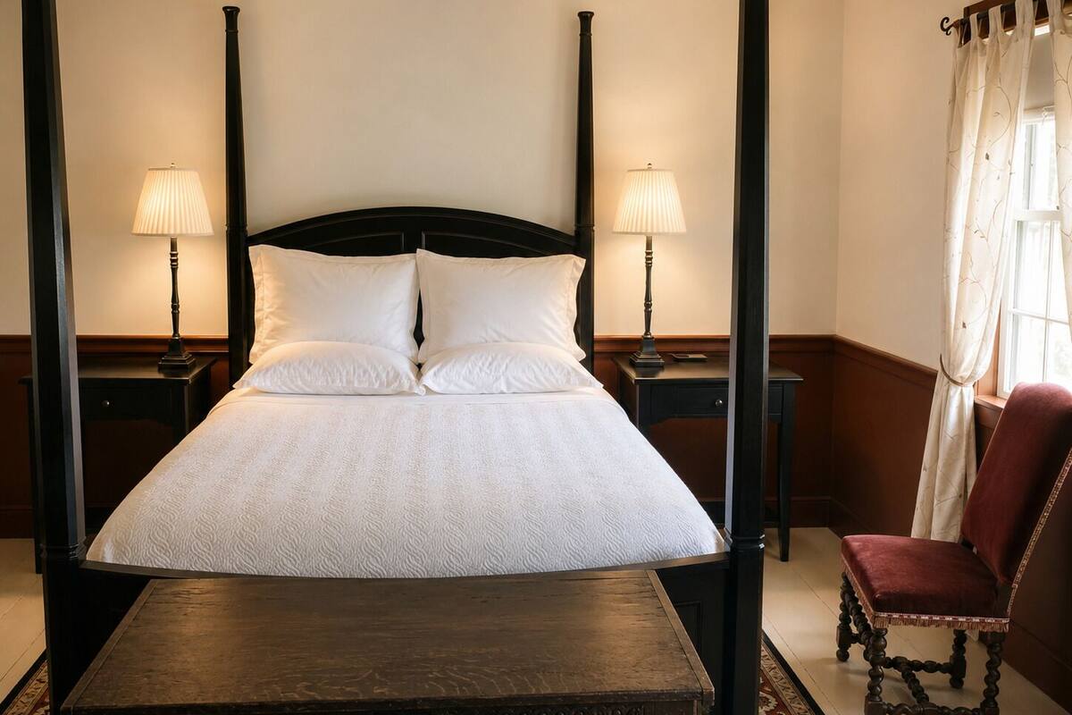 Double Room, 1 Queen Bed, Private Bathroom, Garden View | WiFi (free)