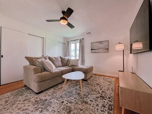 TV connectée, cheminée