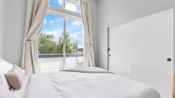 2 slaapkamers, een strijkplank/strijkijzer, wifi, beddengoed