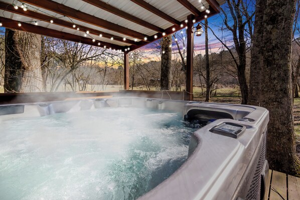 Bain à remous extérieur