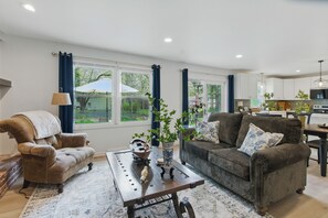 TV connectée, cheminée