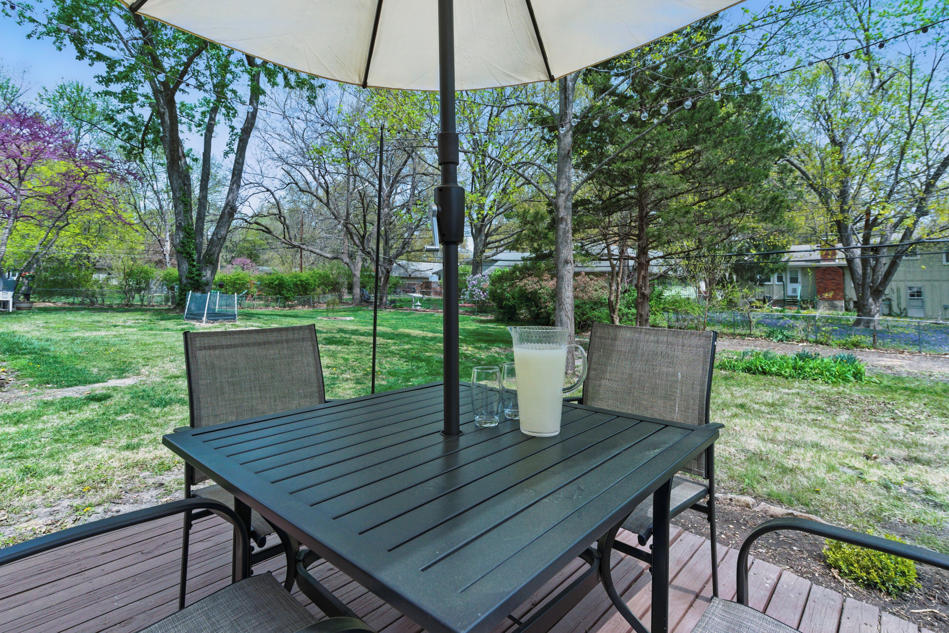 Opções para refeição ao ar livre