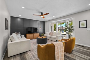 Smart TV, ping pong, books