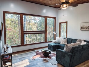 TV connectée, cheminée