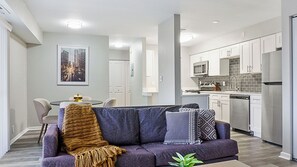 Appartement, 1 slaapkamer | Individueel gedecoreerd, individueel gemeubileerd