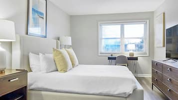 Apartemen, 2 kamar tidur | 2 kamar tidur dan didekorasi berbeda-beda