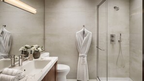 Kostenlose Toilettenartikel, Haartrockner, Hausschuhe, Handtücher