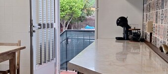 Chalet with fireplace. Ideal for families and friends along with your pet.