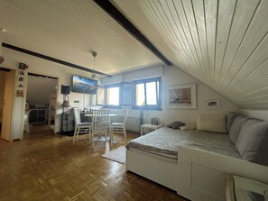 1 bedroom, iron/ironing board, bed sheets
