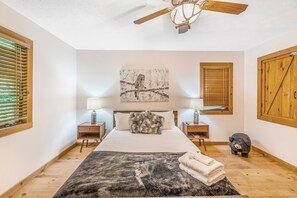 5 bedrooms, iron/ironing board, travel crib, free WiFi