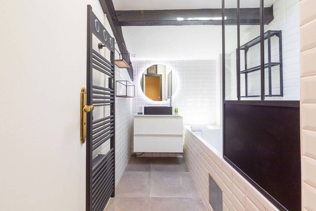 Een douche, een haardroger