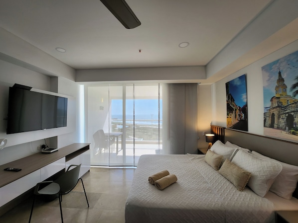 1 bedroom, desk, iron/ironing board, WiFi