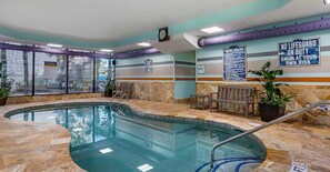 Indoor pool, outdoor pool