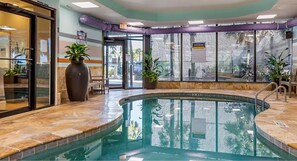 Indoor pool, outdoor pool - Myrtle 1BR Ocean View Condo on Oceanfront Resort (Myrtle Beach)