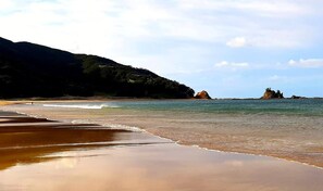 Sun-loungers, beach towels