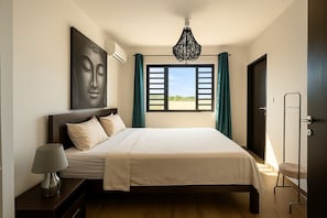 2 bedrooms, iron/ironing board, travel crib, free WiFi