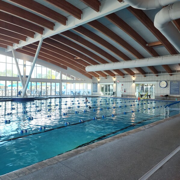 Indoor pool, outdoor pool