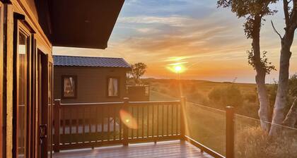 Bay view lodge offers just that, breathtaking views of Ceredigion Bay.