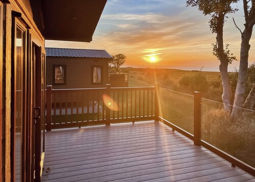 Bay view lodge offers just that, breathtaking views of Ceredigion Bay.