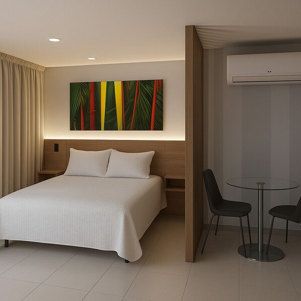 1 bedroom, iron/ironing board