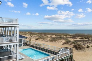 Pool - Surfside | Oceanfront | Private Pool, Hot Tub, and Dog Friendly (Virginia Beach)