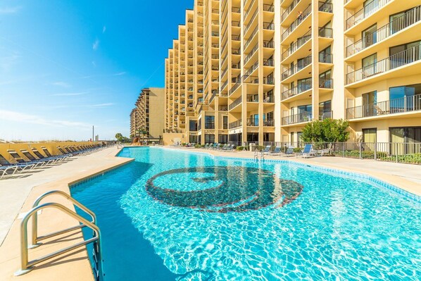 Indoor pool, a heated pool