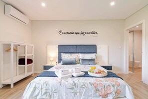 1 soverom, strykejern/-brett, wi-fi (inkludert) og sengetøy