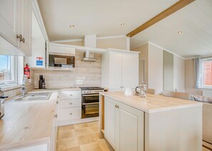 Fridge, oven, stovetop, toaster