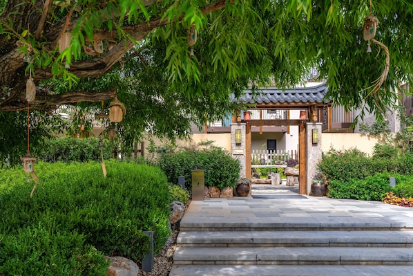 Façade de l’hébergement