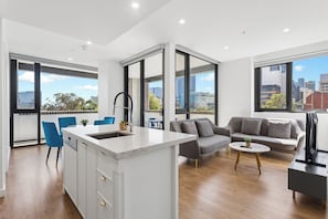 Two Bedroom Two Bathroom Apartment | Private kitchen - The Cullinan Apartments by CLLIX (Adelaide)