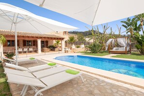 Pool - CAN LLIGANYA - Rustic villa with private pool and free wifi (Felanitx)
