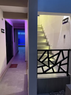 Interior entrance