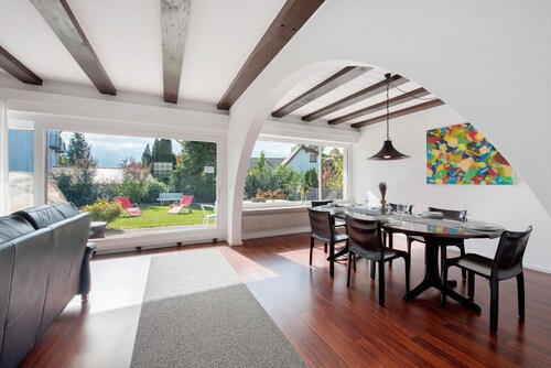 Ferienwohnung 'Bungalow' mit privater Terrasse, Gemeinschaftsgarten und Wi-Fi