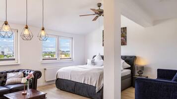 2 Schlafzimmer, Bügeleisen/Bügelbrett, kostenloses WLAN, Bettwäsche