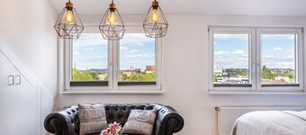 Holiday Apartment 'Grimms Suite' with Balcony, Wi-Fi and Air Conditioning